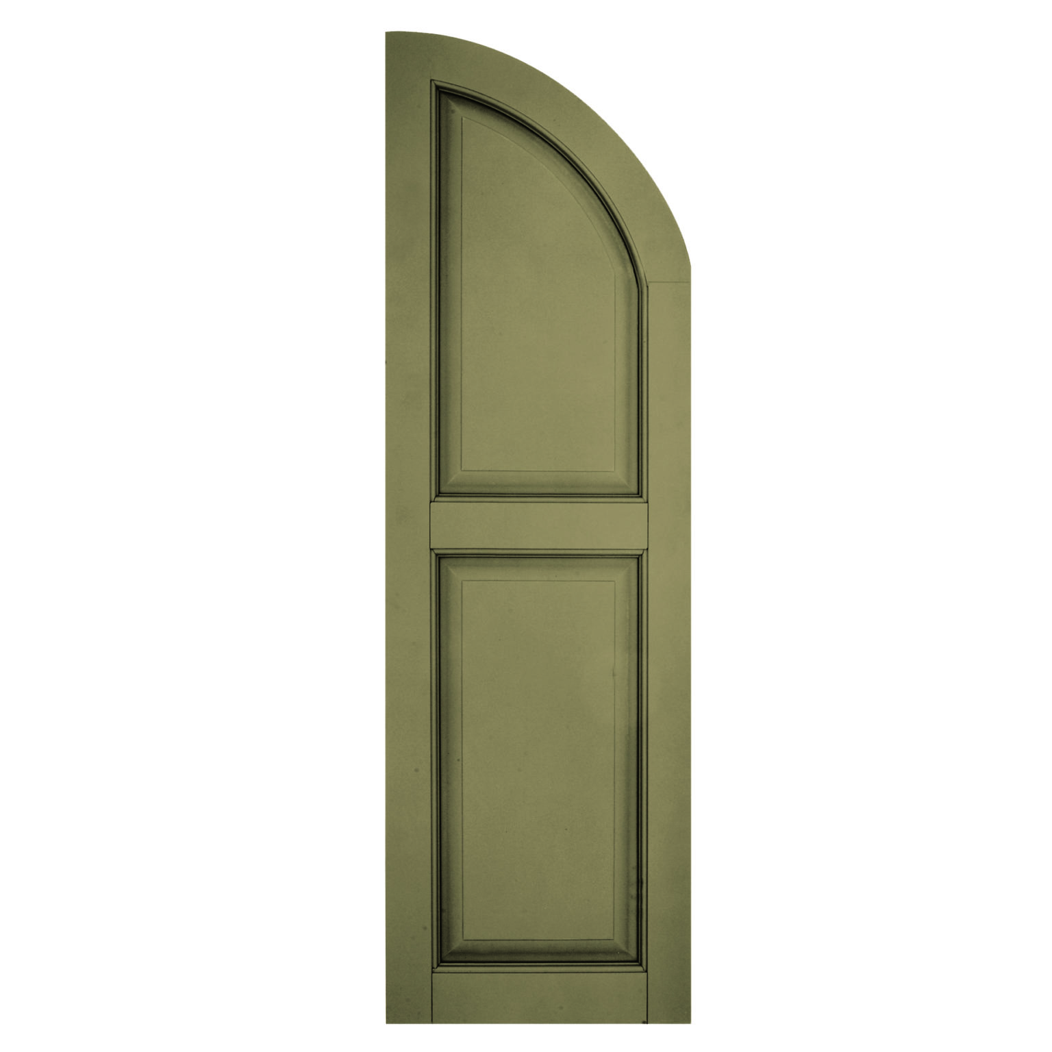 Architectural Collection Atlantic Premium Shutters   Arch Panel Archtop 01 Craftsman Brown 659 1536x1536 